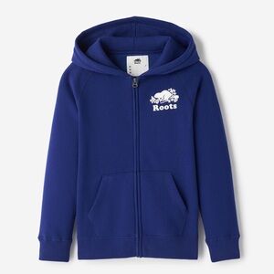 Roots Kids Royal Blue Full Zipper Hoodie Unisex Child XXL Size 13 14 Unisex